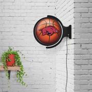  Arkansas Basketball Rotating Lighted Wall Sign