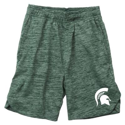 Michigan State Wes and Willy Kids Cloudy Yarn Athletic Short