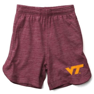 Virginia Tech Wes and Willy Kids Cloudy Yarn Athletic Short
