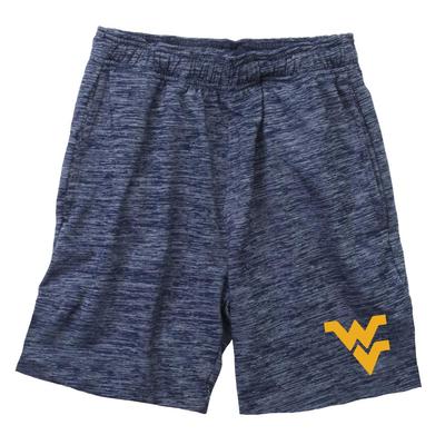 West Virginia Wes and Willy Toddler Cloudy Yarn Athletic Short