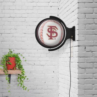 Florida State Baseball Rotating Lighted Wall Sign