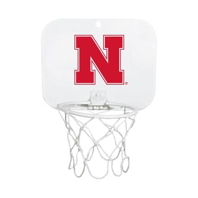 Nebraska Basketball Hoop with Foam Ball