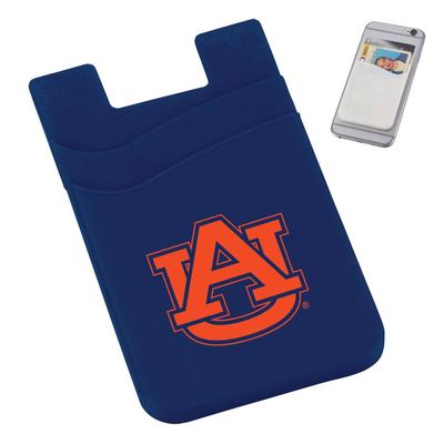Auburn Dual Pocket Silicone Phone Wallet