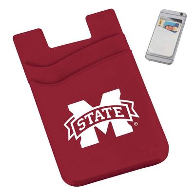 Mississippi State Dual Pocket Silicone Phone Wallet