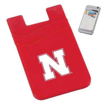 Nebraska Dual Pocket Silicone Phone Wallet