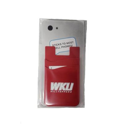 Western Kentucky Dual Pocket Silicone Phone Wallet