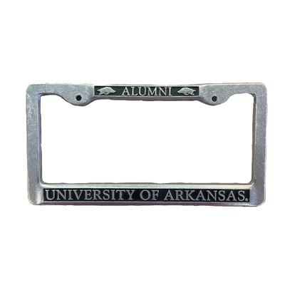 Arkansas Alumni Pewter License Plate Frame