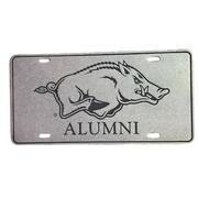  Arkansas Alumni Pewter License Plate
