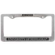  Nebraska Alumni Pewter License Plate Frame