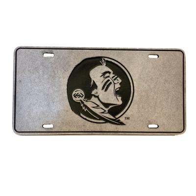 Florida State Pewter License Plate