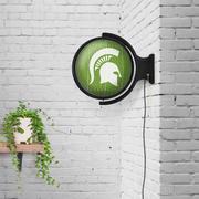  Michigan State Football Rotating Lighted Wall Sign
