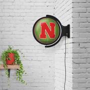  Nebraska Football Rotating Lighted Wall Sign