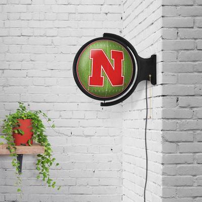 Nebraska Football Rotating Lighted Wall Sign