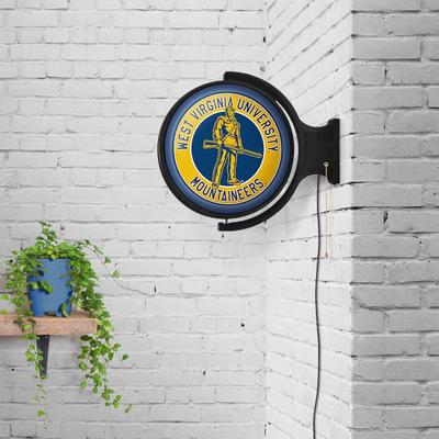 West Virginia Mountaineers Rotating Lighted Wall Sign
