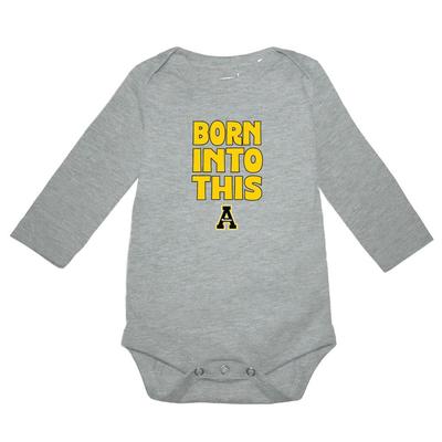 Appalachian State Garb Infant Ollie Born into This Onesie