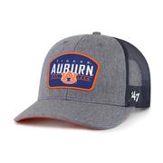  Auburn 47 ' Brand Slate Woven Label Trucker Hat