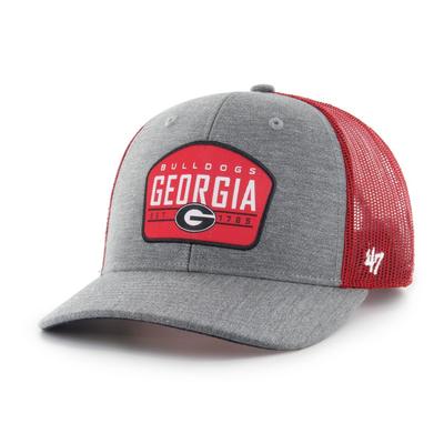 Georgia 47' Brand Slate Woven Label Trucker Hat