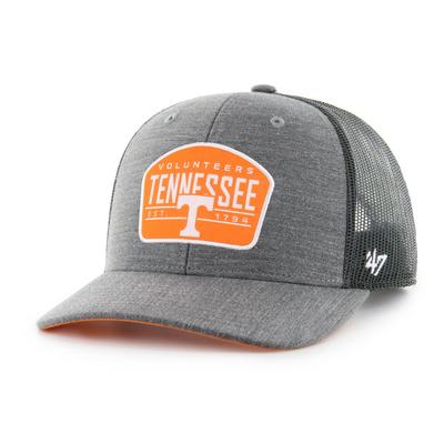 Tennessee 47' Brand Slate Woven Label Trucker Hat