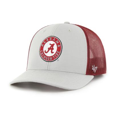 Alabama 47' Brand Circle Script A Trucker Hat