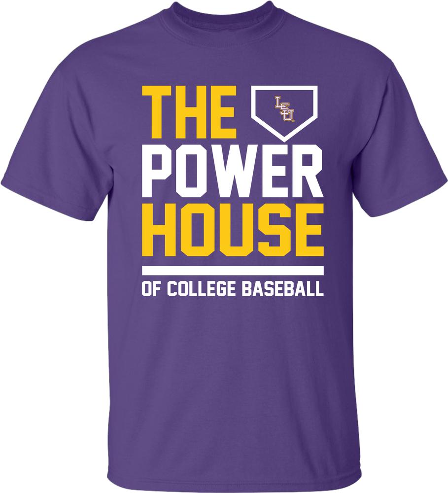 LSU The Power House of Baseball Tee