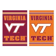  Virginia Tech Embossed Suede Garden Flag