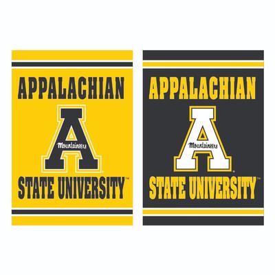 App State Embossed Suede House Flag