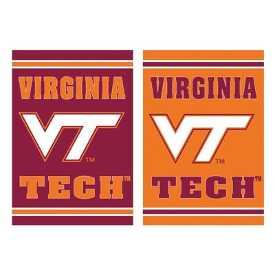 Virginia Tech Embossed Suede House Flag