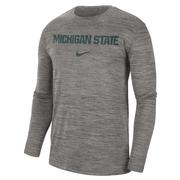  Michigan State Nike Team Issue Velocity Long Sleeve Tee