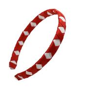  Red And White Criss Cross Headband