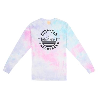 Arkansas Uscape Starry Scape Pastel Hand Dyed Tee