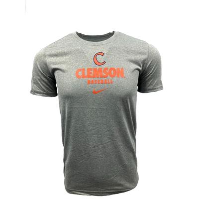 Clemson Nike Legend Baseball Dri-Fit Tee