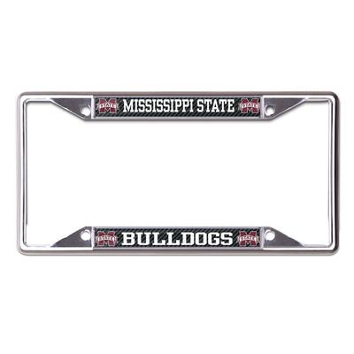 Mississippi State Wincraft Carbon License Plate Frame