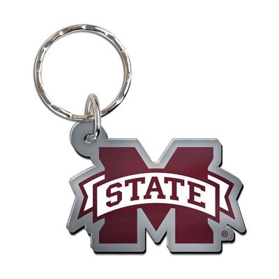 Mississippi State Wincraft Freeform Keychain