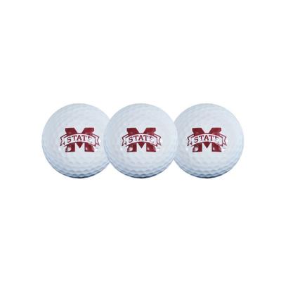 Mississippi State Wincraft Golf Ball 3 Pack