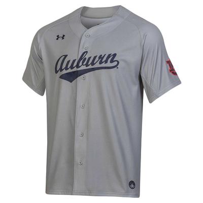 Auburn Under Armour Script Baseball Jersey