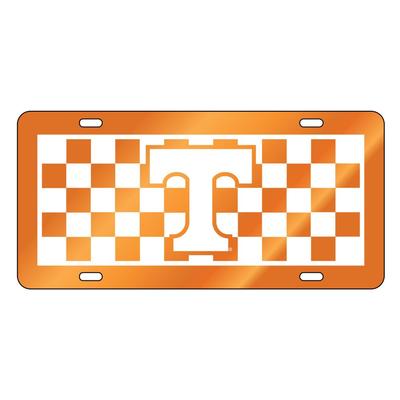 Tennessee Reflective Checkerboard License Plate