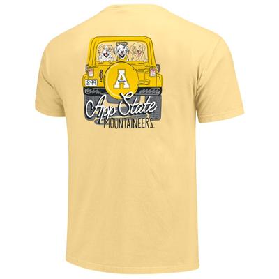 Appalachian State College Friends Comfort Colors Tee