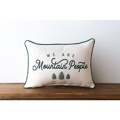 Little Birdie We Are Mountain People Pillow