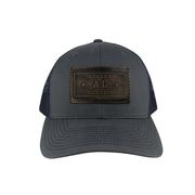  Auburn Zep- Pro Rectangle Leather Patch Trucker Hat