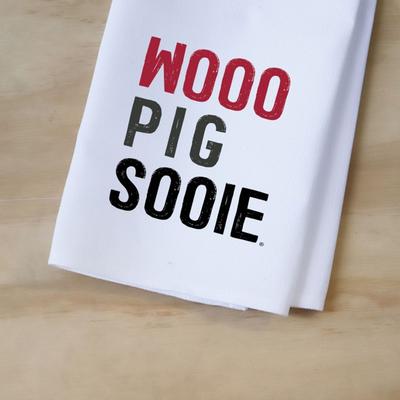 Arkansas Woo Pig Sooie Tea Towel