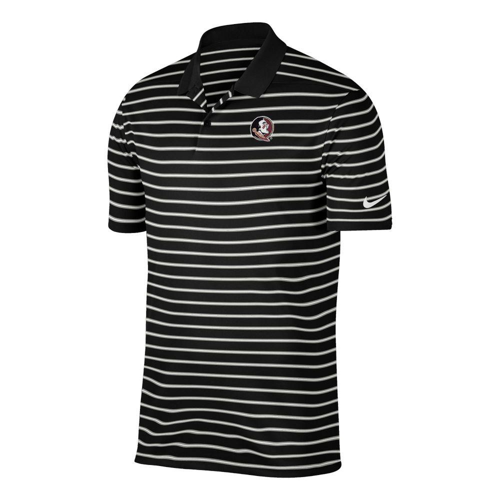 Florida State Nike Golf Victory Stripe Polo - Black