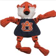  Auburn Aubie The Tiger Small Knottie Pet Toy