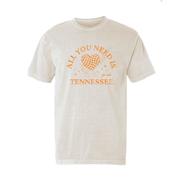  Tennessee Summit All You Need Is Love Checkerboard Heart Comfort Colors Tee