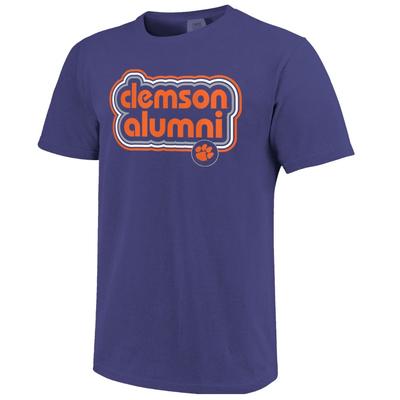 Clemson Retro Lines Alumni Comfort Colors Tee