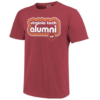 Virginia Tech Retro Lines Alumni Comfort Colors Tee