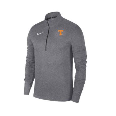 Tennessee Nike Pacer 1/4 Zip CARBON_HTHR