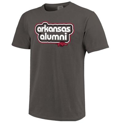 Arkansas Retro Lines Alumni Comfort Colors Tee