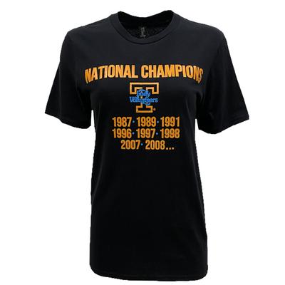 Tennessee Lady Vols National Champs Years Tee