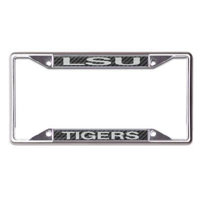 LSU Carbon Fiber License Plate Frame