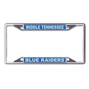  Mtsu Blue Raiders License Plate Frame